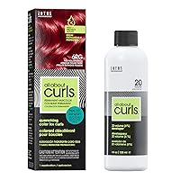 6RG Red Golden Wings (Light Blonde with Golden-Red Tone) Permanent Hair Color (Prep + Protect Serum & Hair Dye for Curly Hair) - 100% Grey Coverage, Nourished & Radiant Curls