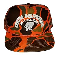 Orange Blaze Camouflage Coon Hunters Do It All Night Mesh Trucker Hat Cap Snapback