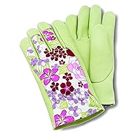 Magid GC264T Grain Pigskin Glove with Floral, Back