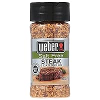 Weber Salt Free Steak Seasoning, 2.5 Ounce Shaker