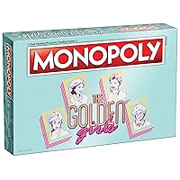 Monopoly: The Golden Girls Board Game | Buy, Sell, Trade Fan-Favorite Locations | Classic Monopoly Game Featuring Golden Girls TV Show Theme | Officially-Licensed Golden Girls Merchandise