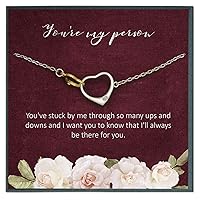 You are My Person Bracelet for Best Friend Jewelry Gift for Girls