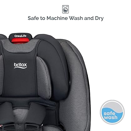 Britax One4Life ClickTight All-in-One Car Seat – 10 Years of Use – Infant, Convertible, Booster – 5 to 120 Pounds - SafeWash Fabric, Drift