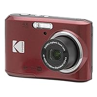 KODAK PIXPRO Friendly Zoom FZ45-RD 16MP Digital Camera with 4X Optical Zoom 27mm Wide Angle and 2.7