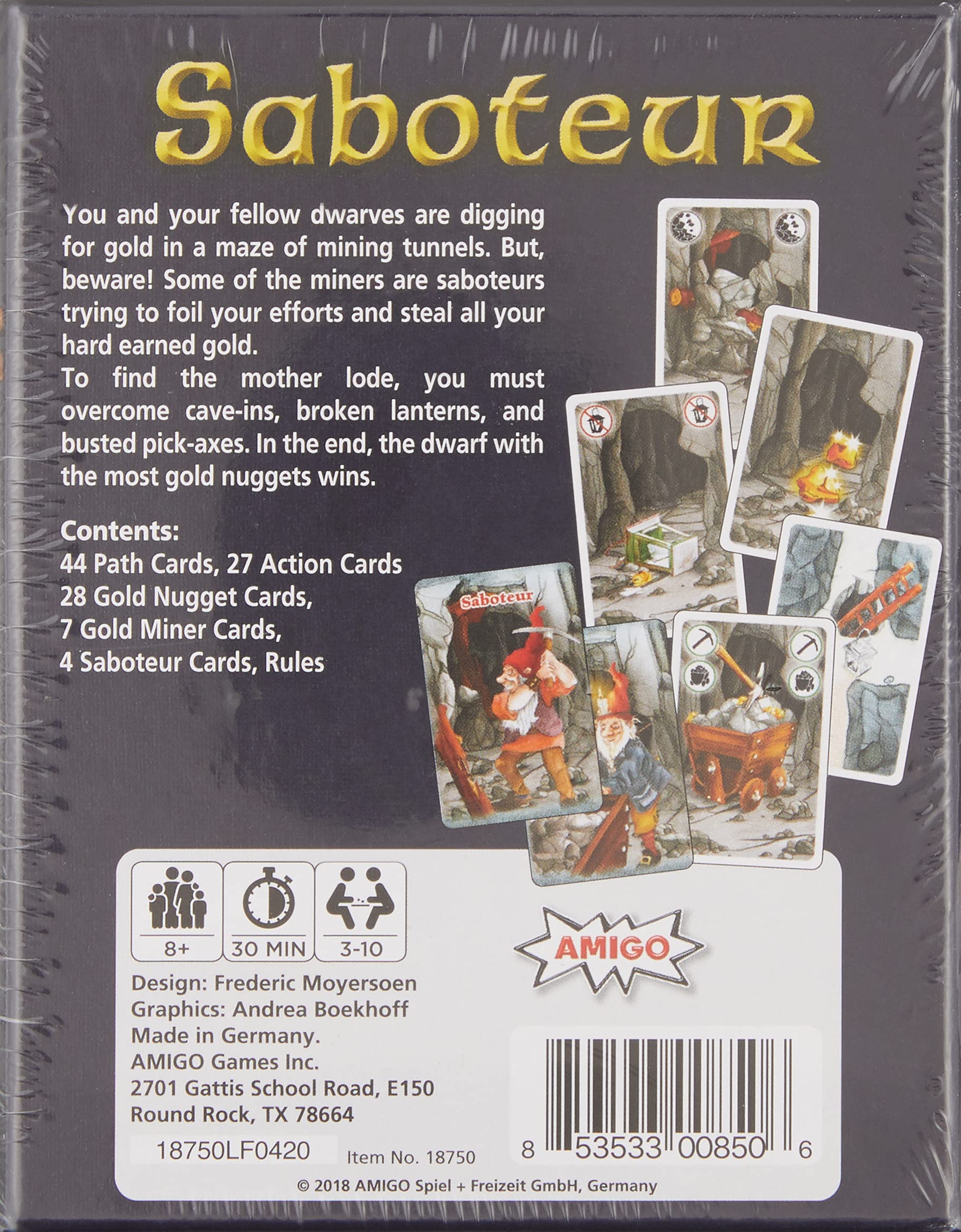 AMIGO Saboteur Strategy Card Game