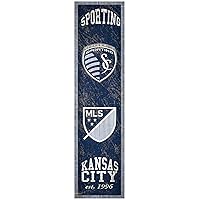 Fan Creations MLS Sporting KC Unisex Kansas City Sporting Heritage Banner 6x24 Sign, Team, 6 x 24
