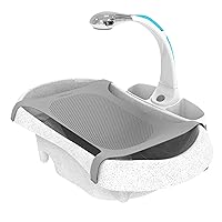 Rain Shower Baby Bathtub — Baby Spa for Newborn to Toddler — Includes Convertible Bathtub and Sling with Soothing Spray — Baby Bath Essentials