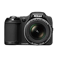 Nikon COOLPIX L820 16 MP CMOS Digital Camera with 30x Zoom Lens and Full HD 1080p Video (Black) (OLD MODEL)