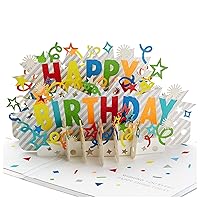 Hallmark Signature Paper Wonder Pop Up Birthday Card (Happy Birthday)