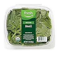 Amazon Fresh Brand, Organic Basil, 3 Oz