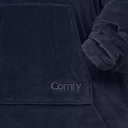 THE COMFY Original | Oversized Microfiber & Sherpa Wearable Blanket, Seen On Shark Tank, One Size Fits All