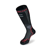 Rollerblade High Performance Men's Socks, Inline Skating, Multi Sport, Black and Red