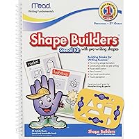Mead Shape Builders with Stencil, 11 x 9 Inches, 30 Sheets (54042)
