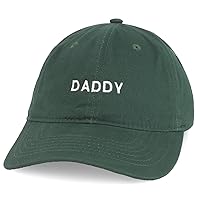 Trendy Apparel Shop Daddy Embroidered Low Profile Cotton Cap Dad Hat