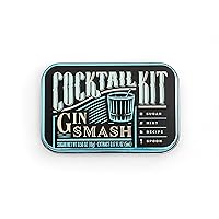 CocktailKits2Go - Gin Smash Cocktail Set for Craft Cocktail Lovers - Mixology Bartender and Travel Kit Includes Cocktail Muddler & Recipe - Drink Mixers for Cocktails - Gift Box for All Occasions