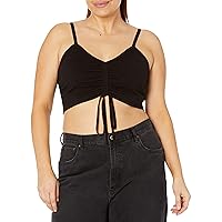 The Drop Women's Raquel Cinched Cropped Sweater Cami