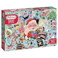 Jumbo, Falcon Contemporary – Christmas Wishes, Jigsaw Puzzles for Adults, 1000-Piece