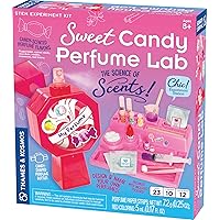 Thames & Kosmos Sweet Candy Perfume Lab STEM Kit | Design & Make Candy-Scented Perfumes! | Explore The Science of Scents | Includes Candy-Shaped Perfume Bottle with Atomizer and 6 Sweet Fragrances