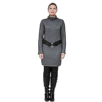 Women's Cashmere Blend Sweater Dress - Jessica - Gray