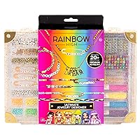 Rainbow High Ultimate Jewelry Designer, DIY Jewelry Making Kit, Design 20+ Pieces of Jewelry, Great Weekend or Sleepover Activity for Girls, Bead Kit for Kids Teens & Tweens Ages 8, 9, 10, 11