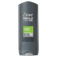 Dove for Men Plus Care Extra Fresh Body and Face Wash 250ml, 8.45 Fl Oz (Pack of 1)