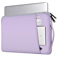 Laptop Sleeve 14 Inch Laptop Case Computer Bag for 15 inch New MacBook Air M2 A2941 2023, Surface Laptop 5/4/3 15 inch, HP Lenovo Acer ASUS Chromebook 14/ Dell XPS 15 Plus, Purple