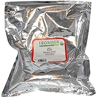 Sesame Seed, Black, Certified Organic, Kosher | 1 lb. Bulk Bag | Sesamum indicum