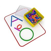 Osmo - Little Genius Sticks & Rings-2 Educational Learning Games -Ages 3-5-Imagination,Letter Formation & Creativity-For iPad or Fire Tablet -STEM Toy,Boy & Girl(Base Required - Amazon Exclusive)