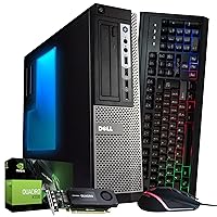 Dell Workstation Computer Desktop PC, Built for Editing and Design, NVIDIA Quadro K1200 4GB, Intel Core i5, 500GB SSD + 4TB HDD Storage, 32GB RAM, WiFi, Bluetooth, Windows 10, ished (Renewed)
