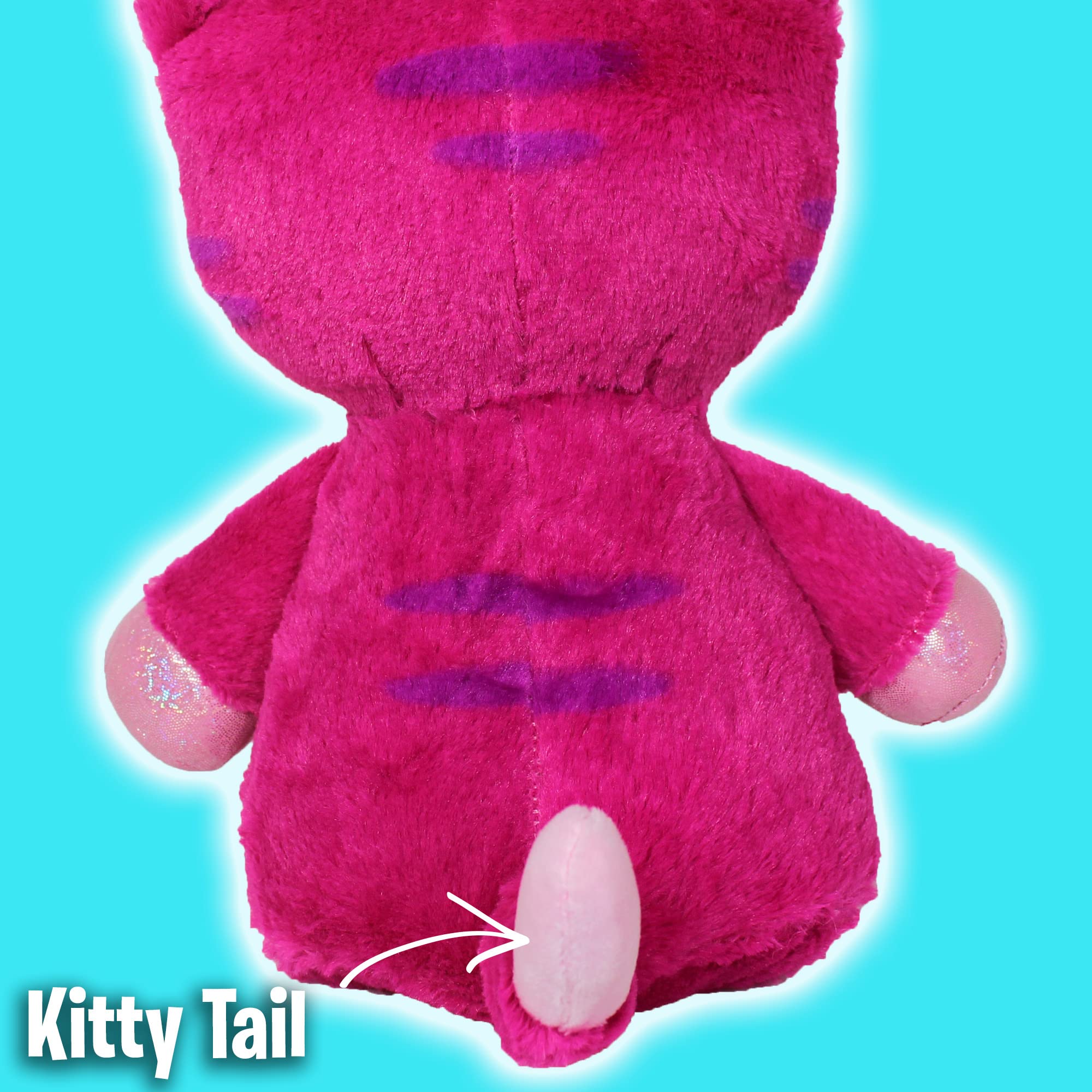 Ontel Star Belly Dream Lites, Stuffed Animal Night Light, 3 years and up, Pretty Pink Kitty - Projects Glowing Stars & Shapes in 6 Gentle Colors, As Seen on TV