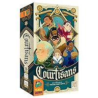 Pandasaurus Games Courtisans Card Game - Navigate Intrigue and Influence at The Queen's Banquet! Strategy Game, Fun Family Game for Kids & Adults, Ages 8+, 2-5 Players, 20-30 Min Playtime, Made