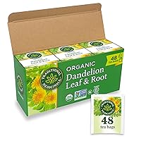 Tea, Organic Dandelion Leaf & Root, Supports Kidney Function & Healthy Digestion, 48 Tea Bags (3 Pack)