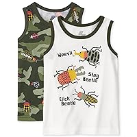 The Children's Place Toddler Boys Print Tank Top 2-Pack