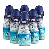 Scentiva Scent Booster Beads Laundry Freshener | Beautiful and Fresh Pacific Breeze & Coconut Scent | Easy to Use Laundry Beads Scent Booster | 9.7 Ounces (6 Pack)