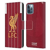Head Case Designs Officially Licensed Liverpool Football Club Home 2019/20 Kit Leather Book Wallet Case Cover Compatible with Apple iPhone 12 / iPhone 12 Pro