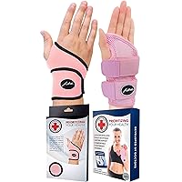 Dr. Arthritis Bundle: Wrist Support (Pink) & Fitted Wrist Support (Pink, Left)