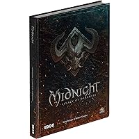 EDGE Studio Midnight Legacy of Darkness CORE RULEBOOK - Epic Role-Playing Adventure Against Evil! Fantasy Strategy Game for Adults, Ages 14+, 2+ Players, 1+ Hour Playtime, Made