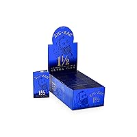 ZIG-ZAG 1 1/2 Ultra Thin Blue Rolling Papers (24 Booklet Carton)