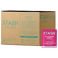 Stash Tea Wild Raspberry Hibiscus Herbal Tea, Box of 100 Tea Bags (Packaging May Vary)