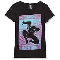 Marvel Girl's Halftone Panther T-Shirt