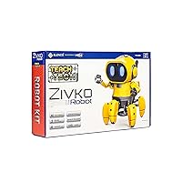 Elenco Teach Tech “Zivko The Robot”, Interactive A/I Capable Robot with Infrared Sensor, STEM Learning Toys for Kids 10+, includes Assembly Parts