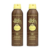 Sun Bum Sun Bum Original Spf 30 Sunscreen Spray Vegan and Reef Friendly (octinoxate & Oxybenzone Free) Broad Spectrum Moisturizing Uva/uvb Sunscreen With Vitamin E 2 Pack