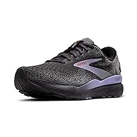Brooks Women’s Ghost 16 Neutral Running Shoe - Ebony/Lavender/Copper - 7 Medium