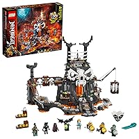 LEGO NINJAGO Skull Sorcerer’s Dungeons 71722 Dungeon Playset Building Toy for Kids Featuring Buildable Figures (1,171 Pieces)