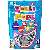 Zollipops Clean Teeth Lollipops - Assorted Flavors 6oz - Anti-Cavity, Sugar-Free Candy for a Healthy Smile - Great for Kids, Diabetics, Vegan, and Keto Diet