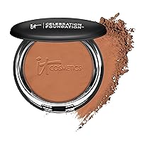 Celebration Foundation - Full-Coverage, Anti-Aging Powder Foundation - Blurs Pores, Wrinkles & Imperfections - With Hydrolyzed Collagen & Hyaluronic Acid - 0.3 oz