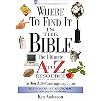 Where to Find It in the Bible: The Ultimate A to Z Resource Where to Find It in the Bible: The Ultimate A to Z Resource Paperback Hardcover