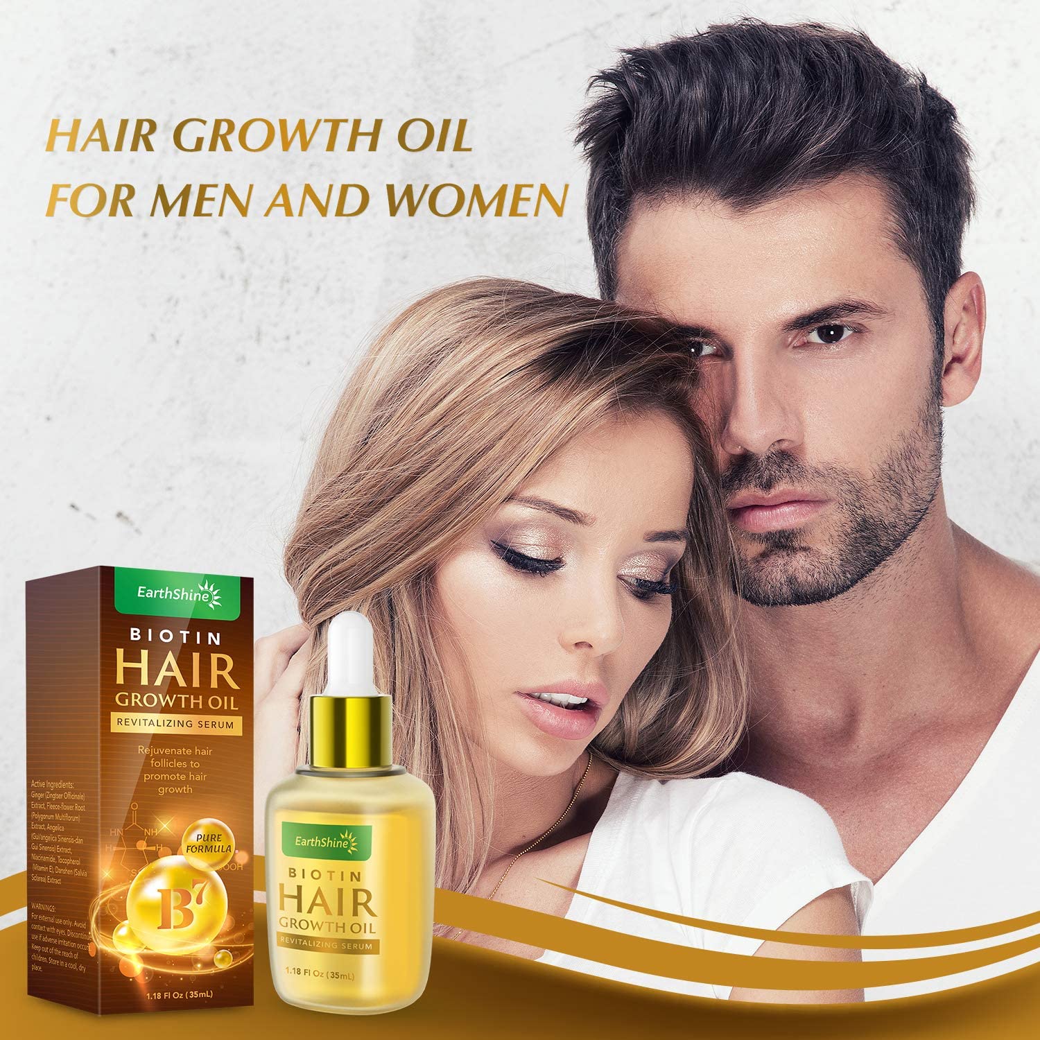 Mua Hair Growth Serum - Biotin Hair Regrowth Oil Prevent Hair Loss and  Natural Serum for Thicker, Stronger, Longer Hair Treatment Men and Women   Oz (35 mL) trên Amazon Mỹ chính hãng 2023 | Giaonhan247