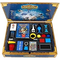 MoFaHui Magic Tricks, Easy Magic Kit For Beginner, Perform Hundreds Of Amazing Magic Tricks For Kids Age 6-8, 8-10, 10-12, Magic Set Gifts For Boy.