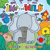Little Hippo Books Peek and Seek - In the Wild - Children's Sensory Touch and Feel Board Book with Lift-the-Flap Felt Pieces Little Hippo Books Peek and Seek - In the Wild - Children's Sensory Touch and Feel Board Book with Lift-the-Flap Felt Pieces Board book